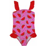 Jednodílné dívčí plavky se vzorem melounů KD005 Růžová – Zboží Mobilmania