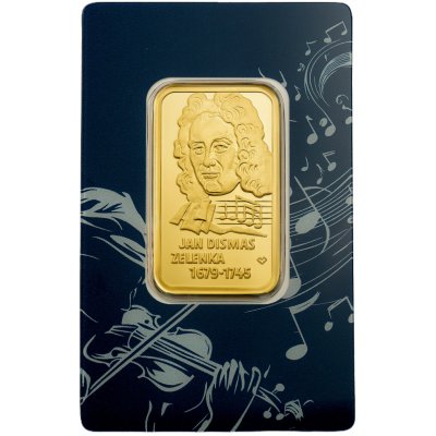 PAMP zlatý slitek Konzervatoř Evropy - Jan Dismas Zelenka 1 oz – Zboží Mobilmania
