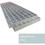 Podlahový rošt pozinkovaný 300×1000 mm – Zboží Mobilmania