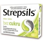 STREPSILS CITRON BEZ CUKRU ORM 0,6MG/1,2MG PAS 24 – Hledejceny.cz