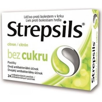 STREPSILS CITRON BEZ CUKRU ORM 0,6MG/1,2MG PAS 24