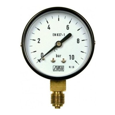 SUKU Manometr typ 4301 - D 63 0 - 1,6 bar G1/4" spodní – Sleviste.cz