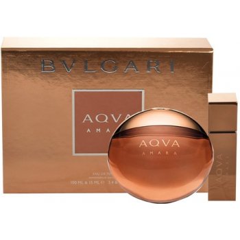 Bvlgari Aqva Amara EDT 100 ml + EDT 15 ml dárková sada