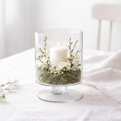 Wikholm Form Skleněná mísa/svícen na noze Laila vyšší M – Zbozi.Blesk.cz