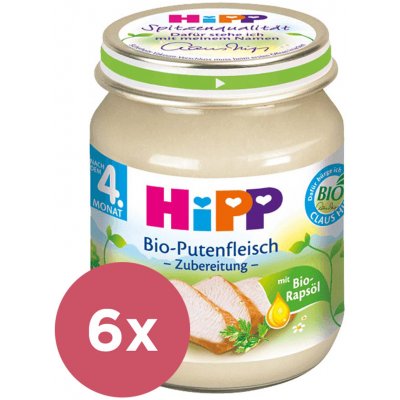 HiPP Bio Krůtí maso 6 x 125 g – Zboží Dáma