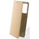 Pouzdro 1Mcz Magnet Book flipové Xiaomi Redmi Note 11 Pro 5G , Redmi Note 11 Pro Plus 5G zlaté – Zboží Mobilmania
