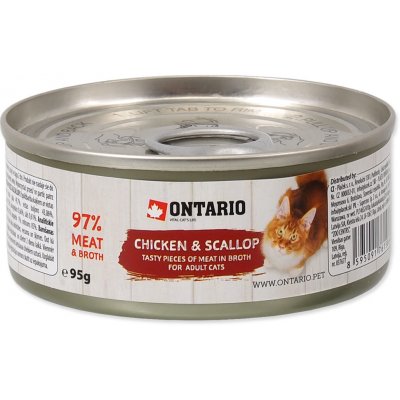 Ontario kuře Pieces & Scallop 95 g – Zbozi.Blesk.cz