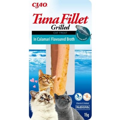 Inaba Ciao Tuna Fillet Grilled in Calamari Flavoured Broth 15 g – Sleviste.cz