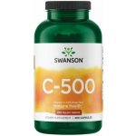 Swanson Vitamin C 500 mg Pufrovaný 250 tablet – Hledejceny.cz