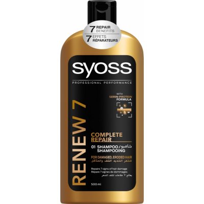 Syoss Renew 7 Complete Repair vlasový šampon pro poškozené vlasy 500 ml – Zboží Mobilmania