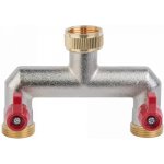 BRADAS Dvoucestný mosazný rozdělovač, vnitřní/vnější závit 3/4" – Hledejceny.cz