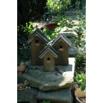 Esschert Design Dřevěná Budka "Best for Birds" antik Sýkora modřinka 28 cm – Hledejceny.cz