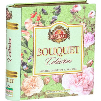 Basilur Tea Kniha Bouquet 4 x 8 x 1,5 g – Hledejceny.cz