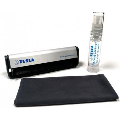 TESLA Static Off 3in1 Record Cleaning Kit: Akční set 3v1 pro čištění a údržbu vinylových desek – Zboží Živě