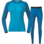Bergans of Norway Allround Merino Baselayer dámský set, aqua lagoon/dark aqua lagoon – Zboží Mobilmania