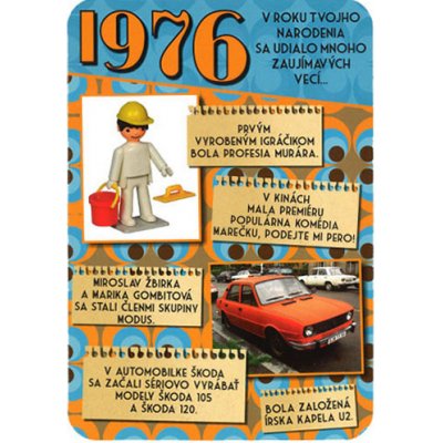 Blahopřaní 1976 - slovenský, variant A – Sleviste.cz