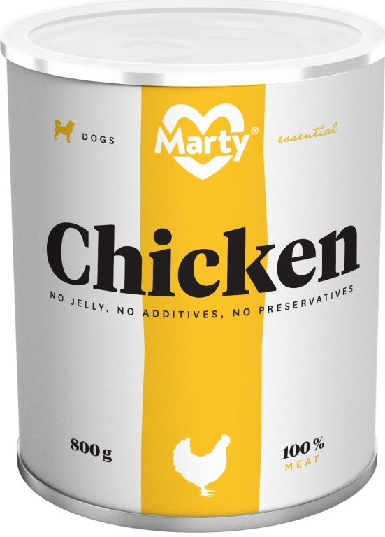 Marty Adult ze 100% masa kuře 800 g
