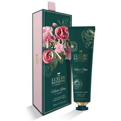 Grace Cole Luxury bathing Velvet rose&Peony 100 ml krém na ruce Růže a pivoňka – Sleviste.cz