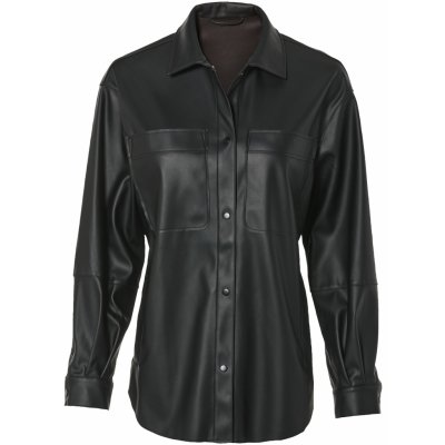esmara dámská košile ve vzhledu kůže černá – Zboží Dáma