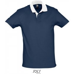 SOL's Collection polokošile Prince 2-barevné krátký rukáv pánská COT-251369d7600 Navy/bílá