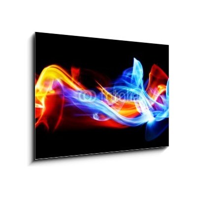 Obraz 1D - 100 x 70 cm - Fire and ice Oheň a led – Zboží Mobilmania