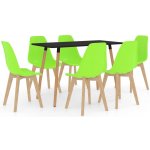 vidaXL 7dílný zelený – Zboží Dáma