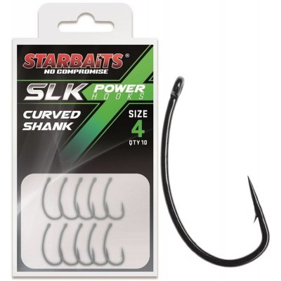 Starbaits Power Hook PTFE TEFLON Curved Shank vel.6 10ks – Zboží Mobilmania