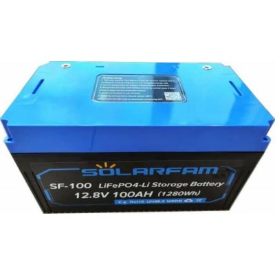 Solarfam LiFePO4 12,8V/100Ah SF-100 s výhřevem bluetooth – Hledejceny.cz
