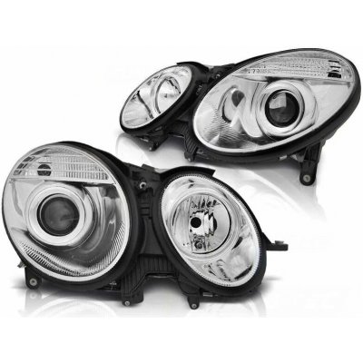 PŘEDNÍ SVĚTLA MERCEDES W211 E-KLASA 2006-2009 chrom | Zboží Auto