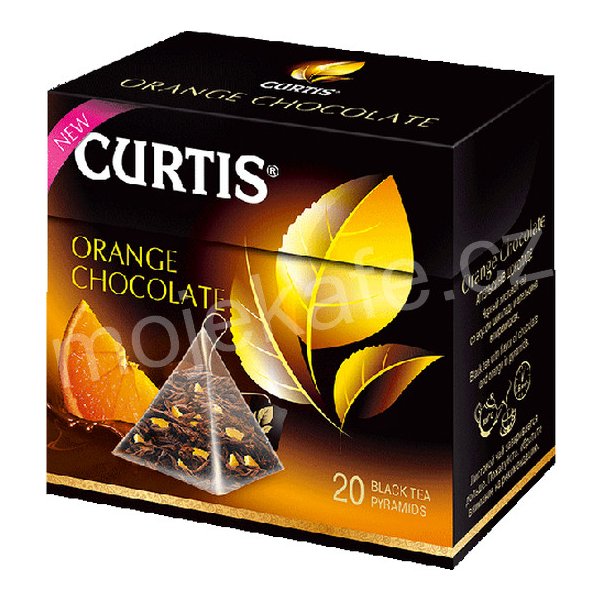 Čaj Curtis černý čaj Orange Chocolate pyramidy 20 ks