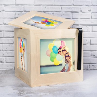 Sablio Dřevěná bedna s páčidlem – Zboží Dáma