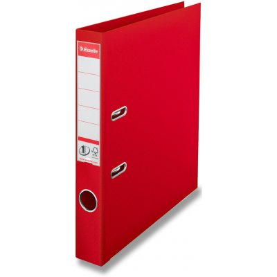 Esselte No. 1 Power - plastový pákový pořadač - 50 mm, červený A4 – Zboží Živě