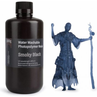 Elegoo Water-washable Resin 1KG Smoky Black 50.103.0026 – Zboží Živě