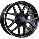 Racing Line B1258 8.5x18 5x112 ET36 black matt polished lip | Zboží Auto