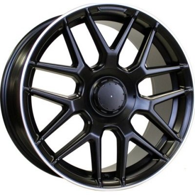 Racing Line B1258 8.5x18 5x112 ET36 black matt polished lip | Zboží Auto