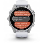 Garmin Fenix 8 AMOLED 43mm White Stone 010-02903-00 – Zboží Živě