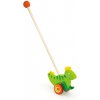 Dřevěná hračka Viga jezdící dinosaurus zelená