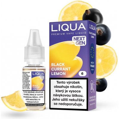 Liqua NextGen Black Currant Lemon 10 ml 12 mg – Zbozi.Blesk.cz