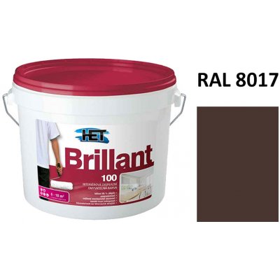 Het Brillant 100 3 kg tmavě hnědá RAL 8017