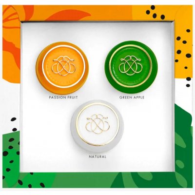 Oriflame sada zázračných kelímků - přírodní 10,5 ml + marakuja 10,5 ml + zelené jablko 10,5 ml – Zboží Dáma