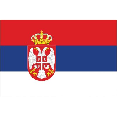 Samolepka - vlajka Srbsko - 6 x 4 cm – Hledejceny.cz