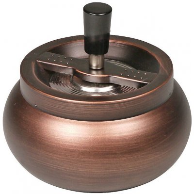 VPKCZ Cigaretový popelník otočný Copper kovový 13cm – Zboží Dáma