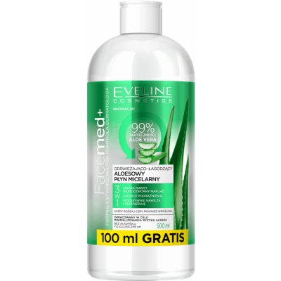 Eveline Facemed micelární voda s Aloe Vera 400 ml