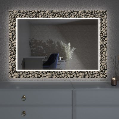 Artalo LED zrcadlo s dekorem D9 50 x 50 cm – Hledejceny.cz