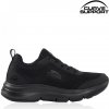 Dámské fitness boty ! ! Slazenger Curve Support E-Mesh Trainers Ladies Black/Black