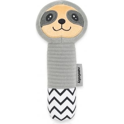 New Baby pískací plyšová hračka s chrastítkem Sloth – Zbozi.Blesk.cz
