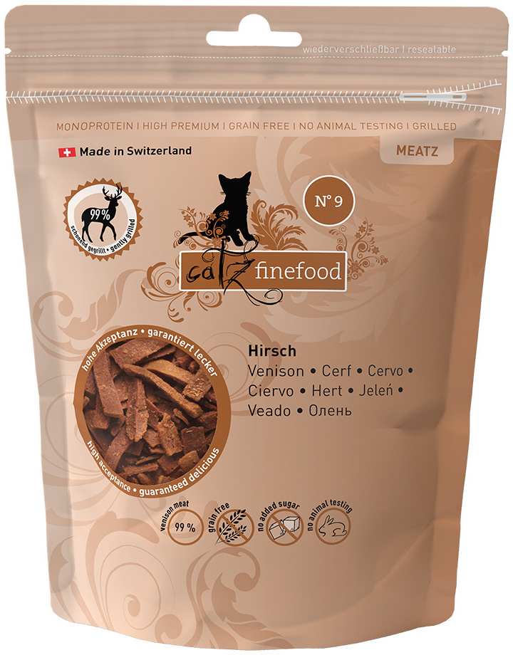 Petnature Catz Finefood Meatz N°9 jelení 45 g