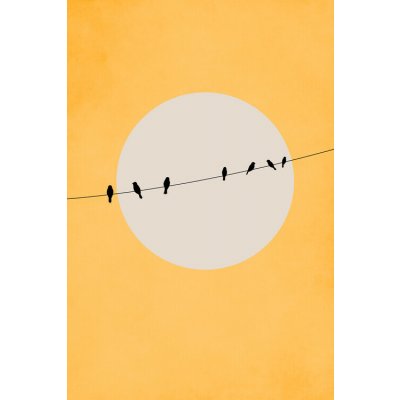 Plakát, Obraz - Chirping And Chilling (At Day), Kubistika, 26.7 × 40 cm – Zboží Mobilmania