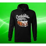 Moon River VW Transporter T1 classic rider mikina s kapucí černá – Sleviste.cz