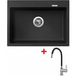 Sinks G9726 Set MAXIMO 680 Pureblack + FLEXIA lesklá/černá – Zboží Dáma